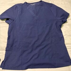 Blue Scrub Top